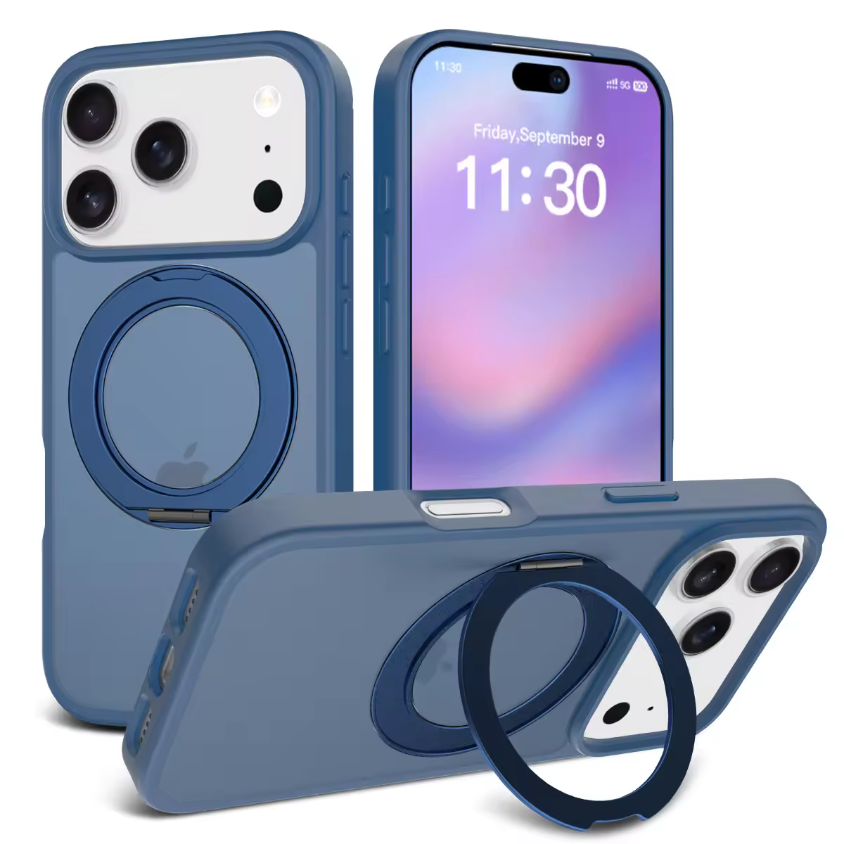 iPhone 17 Pro - Frost MagStand - Navy Blue